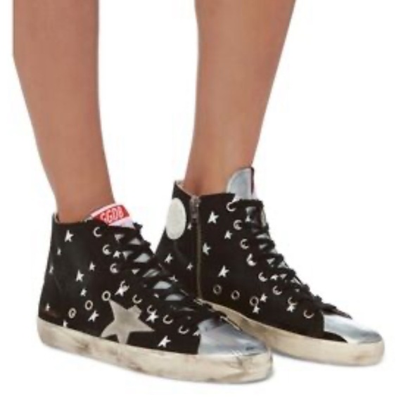 GOLDEN GOOSE Francy Star Printed Sneakers - Picture 1 of 16